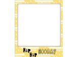 Cornice Magnetica Hip Hip Hooray 10X10 Cm