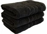 Asciugamano Sofie Nero 70X140 Cm - Cotone