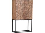 Highboard Gutmann Factory, Beige (Natur), B:90Cm H:150Cm T:38Cm, Sideboards, Highboard, Stauraumschrank, Breite 90 Cm