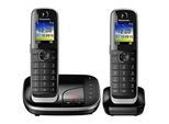 Panasonic KX-TGJ322GB Schnurloses Telefon-Set mit Anrufbeantworter schwarz