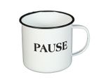 Tazza Smaltata 51220 "Pause"" Tazza Smaltata 10 Cm Tazza Da Caffè Tazza Da Caffè Tazza Da Tè"
