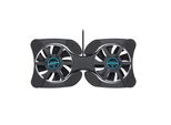 Raffreddatore Per Laptop, Pieghevole, Mini, Portatile, Rack Di Raffreddamento Usb Con Due Ventole, Adatto Per Laptop Da 7 Pollici E 15 Pollici, Nero