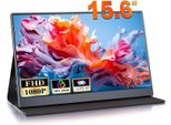 Monitor Portatile Da 15,6 Pollici, Monitor Portatile Ips 100% Srgb Da 15,6 Pollici, Schermo Portatile 1080P Fhd, Monitor Intelligente Usb C/Mini Hdmi, Per Telefono/Portatile/Pc/Ps5