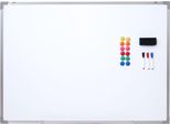 Lavagna Bianca HWC-C84, Lavagna Magnetica Memo Board Bacheca, Incl. Accessori ~ 110X80Cm