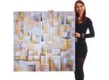 Cubi Di Pittura Ad Olio, 100% Pittura Murale Dipinta A Mano Xl, 100X100Cm