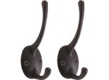 Set Di 2 Ganci Appendiabiti HWC-C75, Ganci Ganci Da Parete Set Di Ganci Appendiabiti