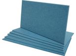 Set Di 6 Pannelli Acustici Da Parete HWC-L52, Pannelli Acustici Da Parete, Fonoassorbenti 1Mq Di Superficie 60X30Cm ~ Blu