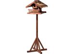 Dobar Luxus-Vogelhaus Großes Vogelfutterhaus mit Apfelpicker und Ständer, XXL
