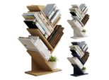 Vcm Holz Aufbewahrung Stand Regal BüCherregal Deko BüCher Standregal Nulis L