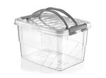 Contenitore Di Stoccaggio Scatola Trasparente Scatola Di Plastica Scatola Pieghevole Scatola Di Plastica Con Maniglie 13L
