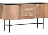 Sideboard Gutmann Factory, Beige (Natur), B:140Cm H:80Cm T:42Cm, Sideboards, Sideboard, Kommode, Breite 140 Cm