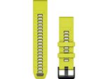 Garmin Quickfit - Fascia - Smartwatch - Grafite - Giallo - Garmin - Approach S60 - Approach S62 - Approach S70 -