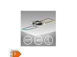 Cct Led Wand- Und Deckenleuchte, Schwarz, LED/40W