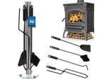 Set Camino Kotarbau® 5 Pezzi In Acciaio Inox Spazzolato Set Camino