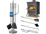 Kotarbau® Set Di 5 Pezzi Per Caminetto In Acciaio Inox Posate Da Cucina