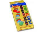 Jovi 90/10 Jovi Knete Plastilina Farbsortiert, 10 Farben Je 15,0 G