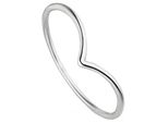 Fingerring JOBO Spitz-Ring Gr. 54, weiß (weißgold 585), Fingerringe, Damen, 54, Weißgold 585, 585 Weißgold