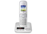 Panasonic KX-TGH720GG Schnurloses Telefon mit Anrufbeantworter silber