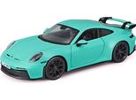 Bburago 18-21104 - Modellino Di Auto - Porsche 911 GT3 '21 (Verde, Scala 1:24)