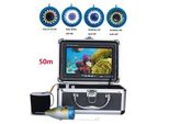 Telecamera Subacquea Per La Pesca, Display Da 7 Pollici, Ecoscandaglio Hd, Impermeabile IP68 Per La Pesca Sul Ghiaccio/Mare/Lago, 50 M, 30 Led