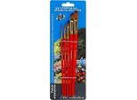 Pennelli Artistici Con Setole Sintetiche 5 Pezzi Linea Flamingo