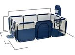 Parco Giochi Per Bambini, Ampia Area Sicura, Uso Multifunzionale, Porta Da Calcio A 2 Blu