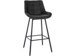 CLP Barhocker Weston Kunstleder Farbe:Schwarz;Material:Kunstleder