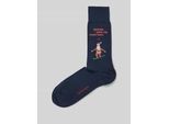 Socken mit Label-Detail Modell 'Snowboarding Santa'