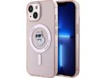 Karl Lagerfeld Klhmp15Shfccnop Custodia Rigida Per Iphone 15 / 14 / 13 6.1 RóżOwy/Rosa Iml Choupette Magsafe