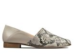 DéColleté Clarks Pure Tone Da Donna In Pelle Di Serpente Grigio 37