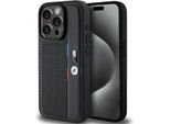 Bmw Bmhcp15X23Pupvk Custodia Rigida Per Iphone 15 Pro Max6.7 Czarny/Nero Linea Tricolore Traforata