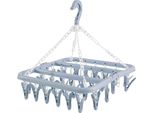 Steelfever, Appendiabiti Pieghevole, Appendiabiti Da Viaggio, Appendiabiti Portatile, 32 Fermagli