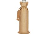 Brubaker Sacchetto Per Vino Per Natale - Unicolore - 36 Cm X 17 Cm Sacchetto Di Iuta - Sacchetto Per Vino Regalo Per Vino, Spumante - Sacchetto Per Bottiglie, 1 Pezzo