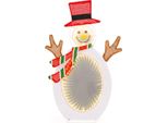 Costway 64Cm Led Pupazzo Di Neve, Decorazione Natalizia Con 2 Luci A Tunnel, Figura Natalizia, Decorazione Natalizia Per Esterni E Interni