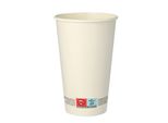 Papstar 87459 Bicchiere Di Carta Papstar "Puro"", 0,4 L, Bianco"