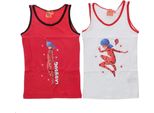 Canottiera Miraculous Ladybug Confezione Da 2 Di Biancheria Intima In 100% Cotone 110/116 Cm