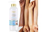Crema Per Il Corpo, Formula Illuminante, Idratante, Adatto A Pelli Secche E Scure, Lozione Corpo Vitaminica