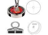Magnete Da Pesca Al Neodimio Pesante, Forza Di Trazione Di 1300Lb, Resistente Alla Corrosione, Magnete Solodiametro Di 107Mm