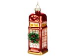 Brubaker Telephone Box Uk - Guaina Di Natale In Vetro Dipinta A Mano - Guaina Per Albero Da 13 Cm - Decorazione Natalizia Dell'inghilterra - Decorazione Per Albero Di Natale Soffiata A Bocca