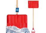 Kotarbau® Pala Da Neve Per Bambini Pala Da Neve Per Bambini Pala Da Neve Per Bambini Manico In Legno Con Lunghezza Totale 84 Cm