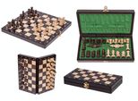 Square - Scacchi Magnetic Classic - Set Di Scacchi In Legno - Scacchiera - 27 X 27 Cm