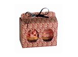 Kaiser Scatola Per 2 Muffin Scatola Per Muffin Scatola Di Cartone Rosso New Flora Ii