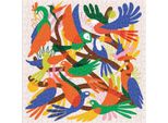 Galison Puzzle Quadrato Uccelli Cromatici 500 Pezzi