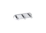 Brillantbad Bomega Dreifachhaken Messing Chrom Poliert 185X55X50 Mm FüR Bad & KüChe >> Zum Bohren Oder Kleben*