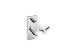 Brillantbad Meta Doppelhaken Messing Chrom Poliert 55X120X90 Mm FüR Bad & KüChe >> Zum Bohren Oder Kleben*