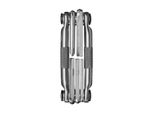 Chiave Multipla Crankbrothers M5 Da Viaggio Per Bicicletta Grigio Nichel 10743