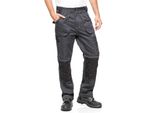 Pantaloni Da Lavoro Con Vita Taglia 48 Pantaloni Da Uomo Helios Grigio-Nero Taglia 48 (86-90)