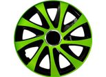 Copricerchi - Set Completo Di 4 Pezzi - Nrm Drift Extra - Verde - 13" Pollici"