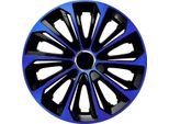 Copricerchi - Set Completo Di 4 Pezzi - Nrm Extra Strong - Blu/Nero - 16" Pollici"