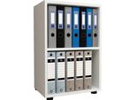 Scaffale E Libreria Dell'ufficio Ulas Bianco A. 74 X L. 49 X P. 32 Cm